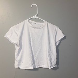 White Crop Top